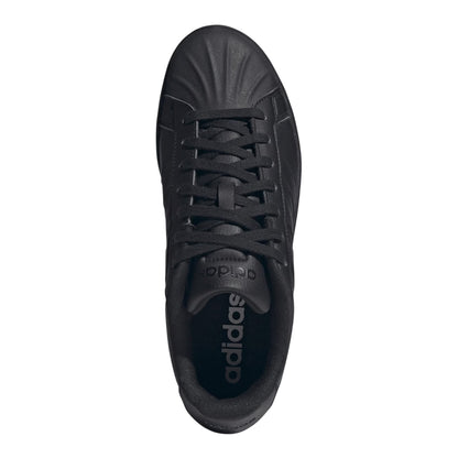 Triple Black - Side - Adidas Mens Streettalk Low Lace Up Trainers