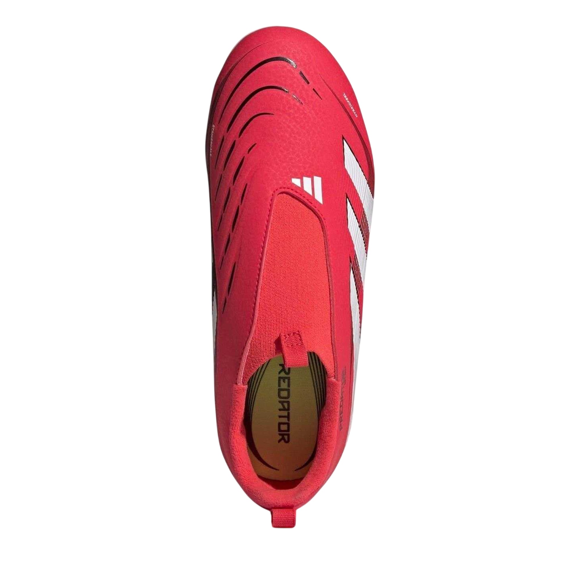 Red-White - Lifestyle - Adidas Childrens-Kids Predator League Firm Ground Football Boots