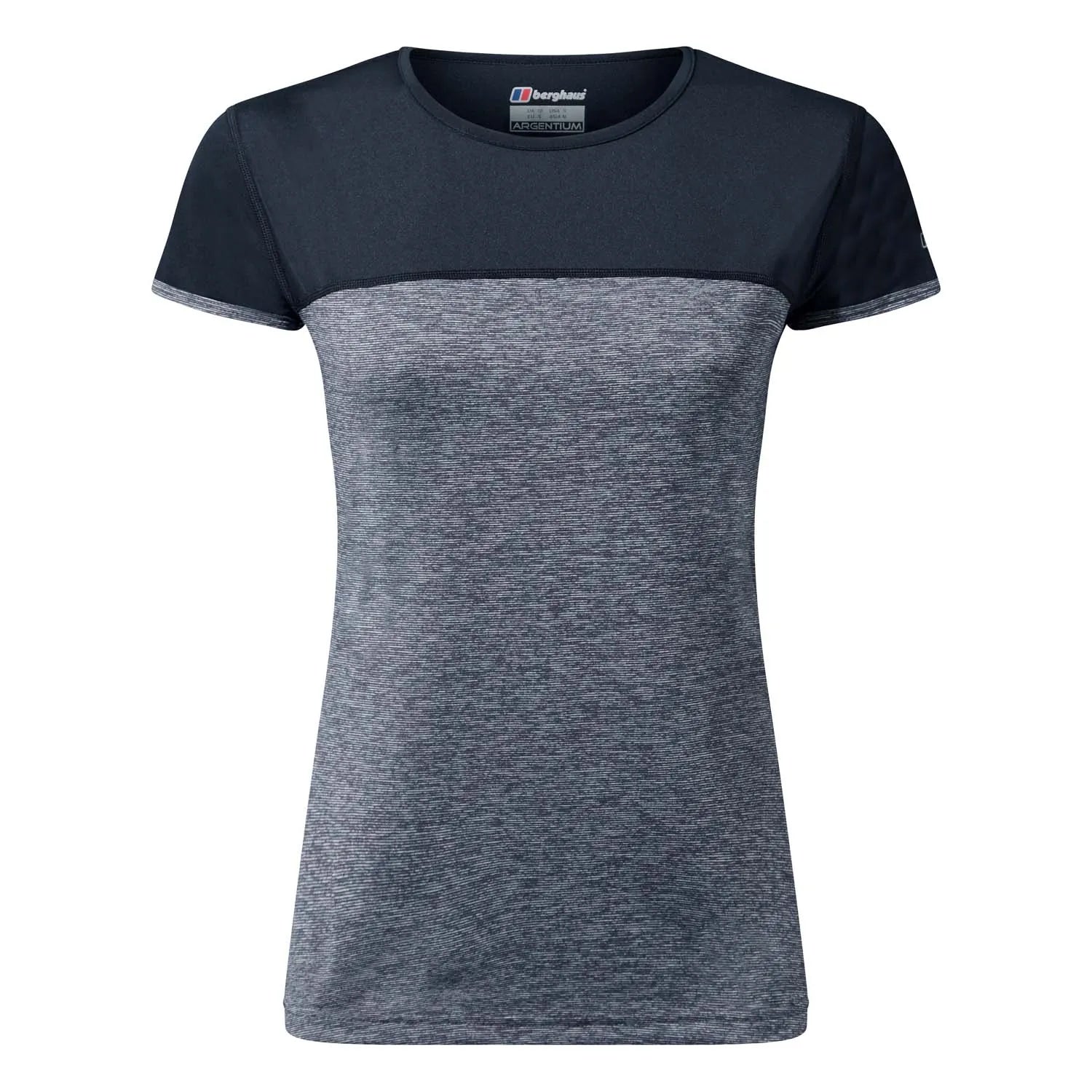 Grey - Front - Berghaus Womens-Ladies Voyager T-Shirt