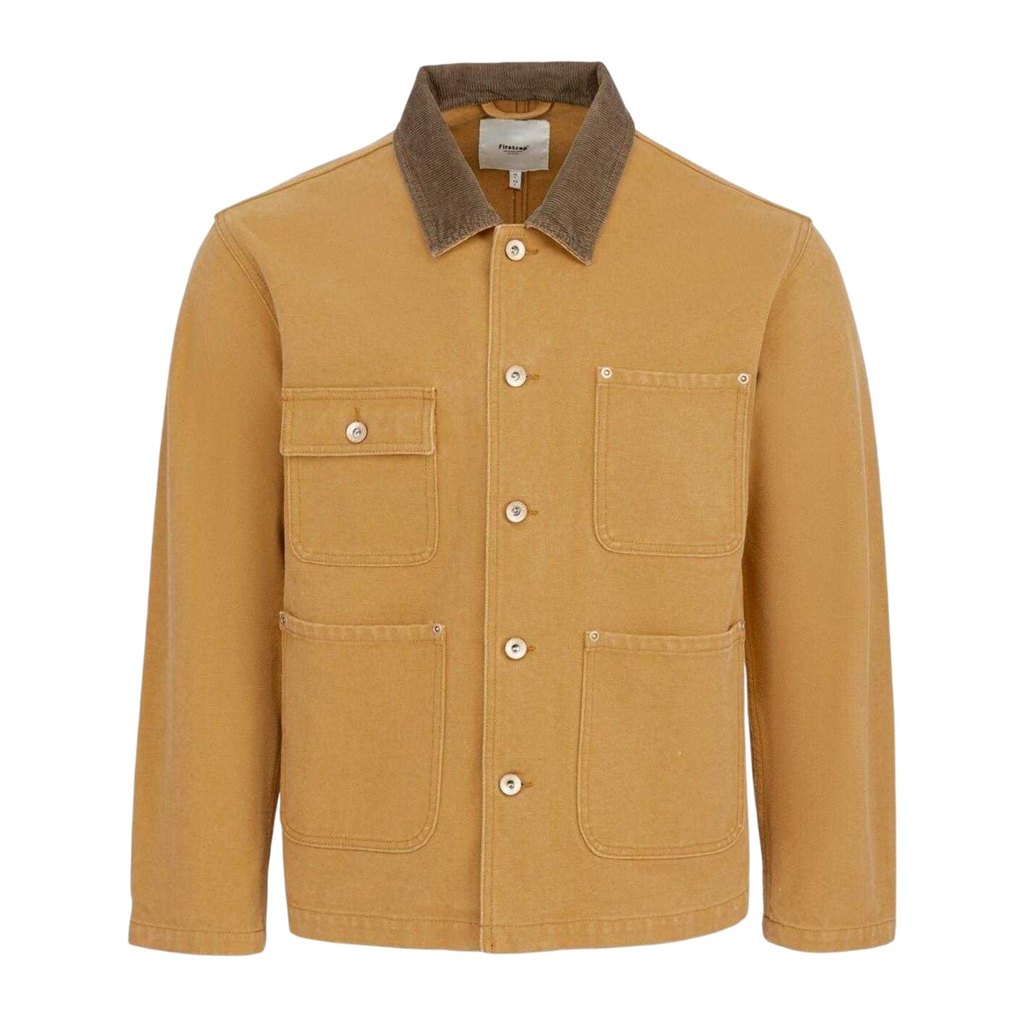 Yellow - Front - Firetrap Mens Cotton Canvas Jacket