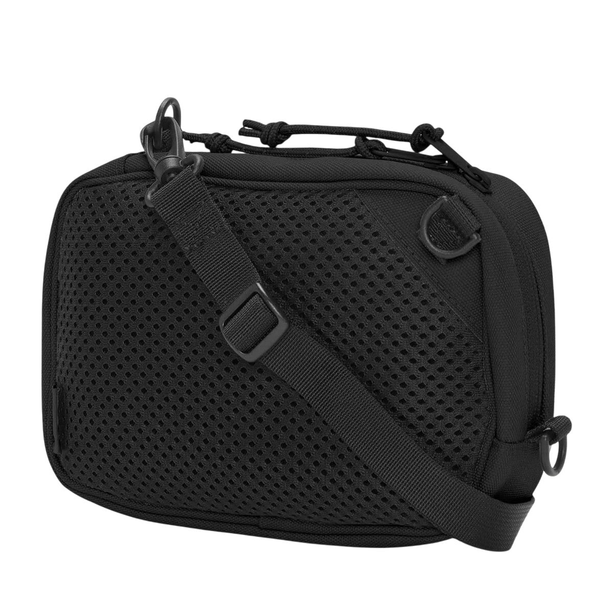 Black - Back - Timberland Cord Tie Crossbody Bag