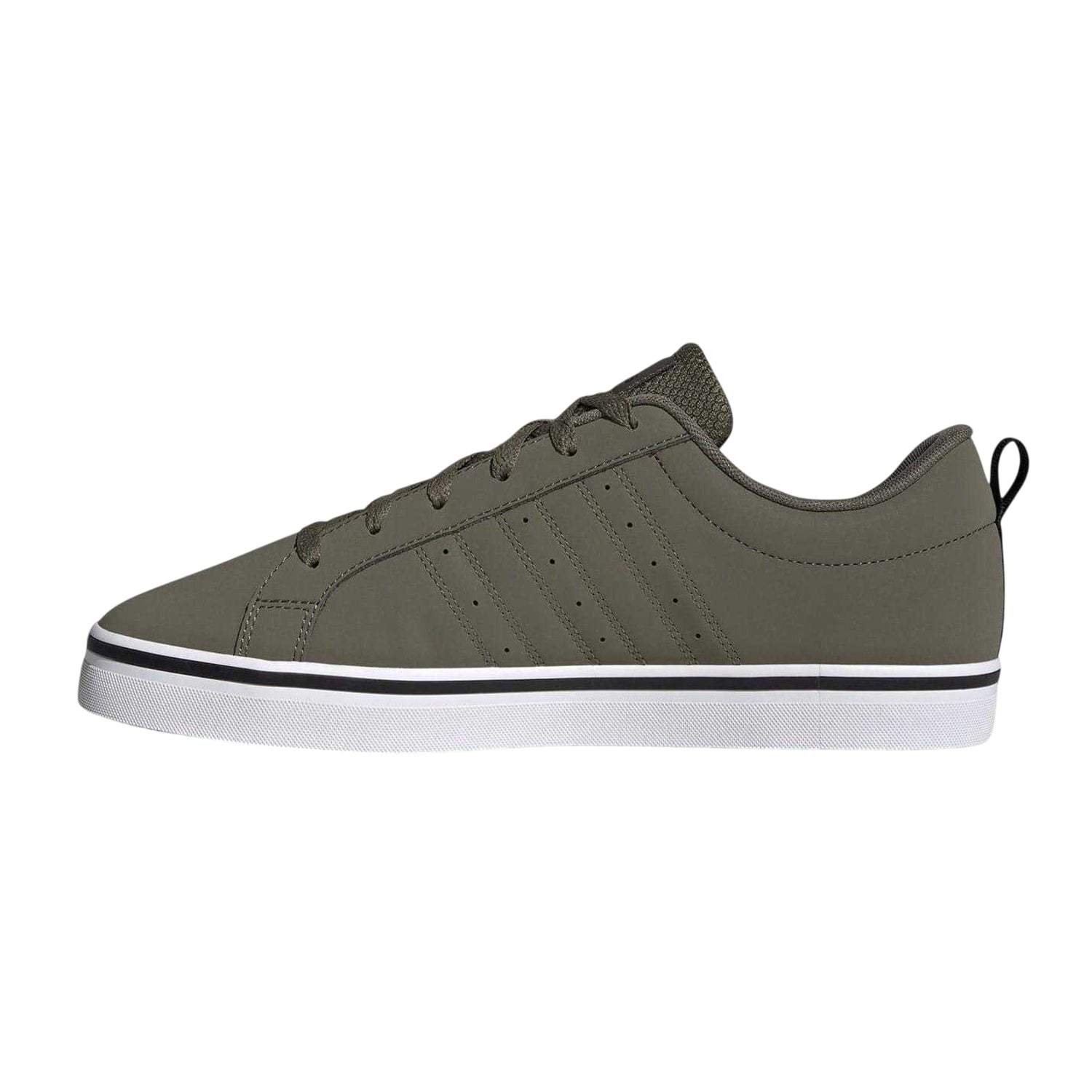 Green-Black - Side - Adidas Mens VS Pace 3 Stripes Trainers