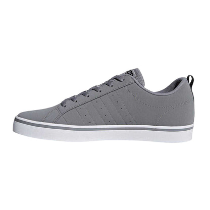 Grey-Black-White - Side - Adidas Mens VS Pace 3 Stripes Trainers