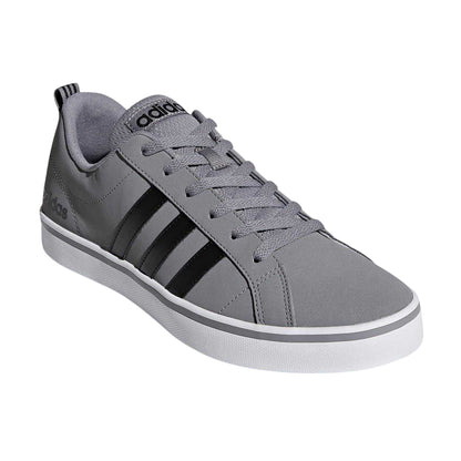 Grey-Black-White - Lifestyle - Adidas Mens VS Pace 3 Stripes Trainers