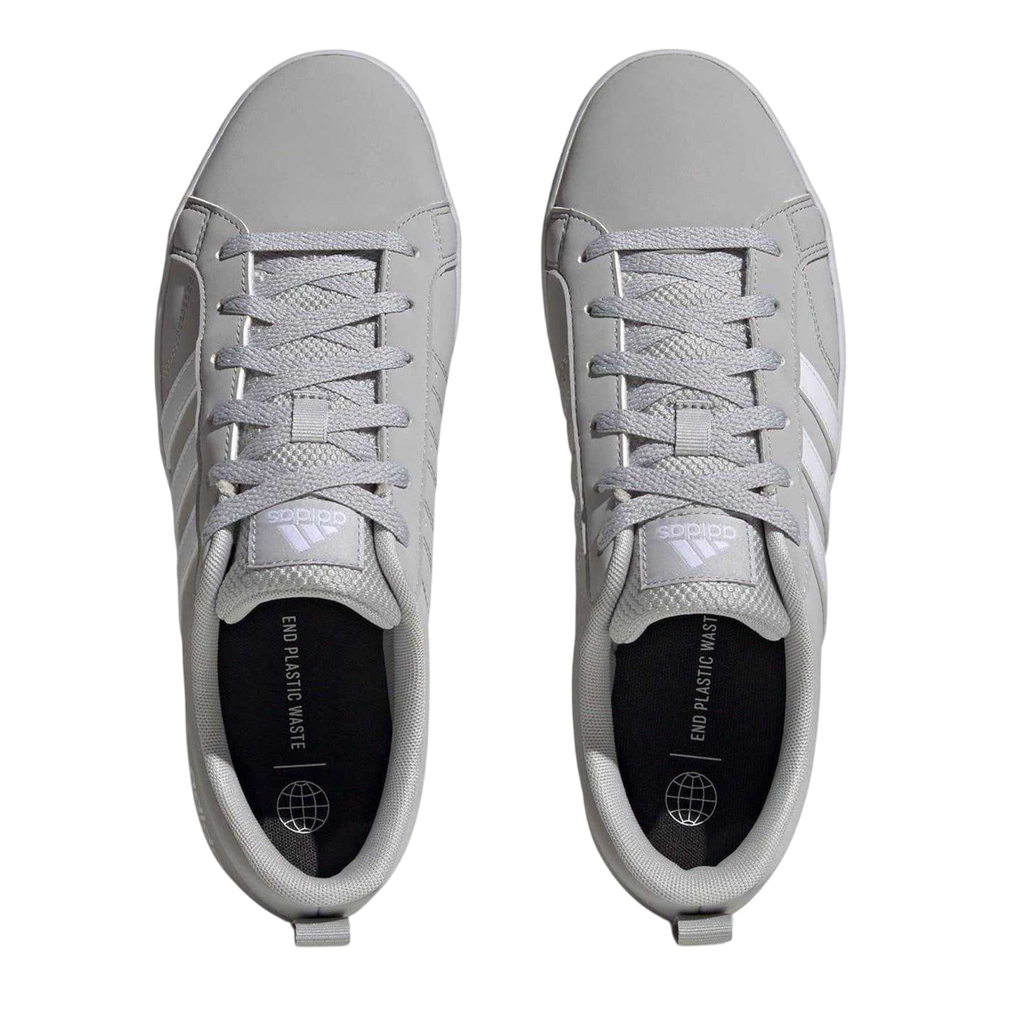 Light Grey-White - Lifestyle - Adidas Mens VS Pace 3 Stripes Trainers