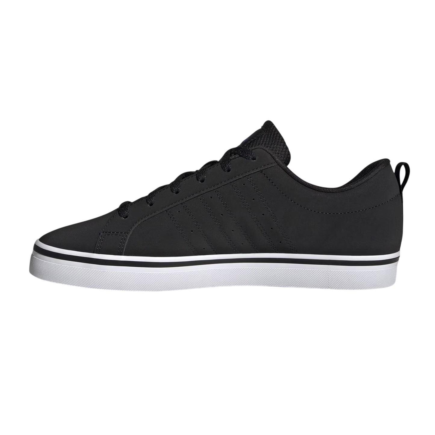 Black - Side - Adidas Mens VS Pace 3 Stripes Trainers