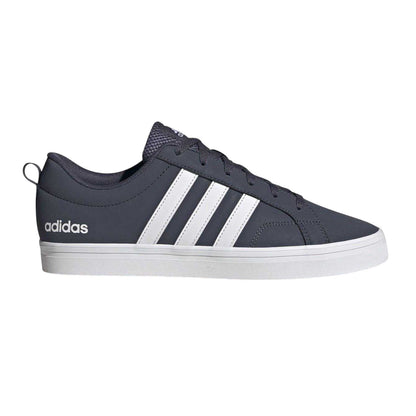 Navy-White - Front - Adidas Mens VS Pace 3 Stripes Trainers