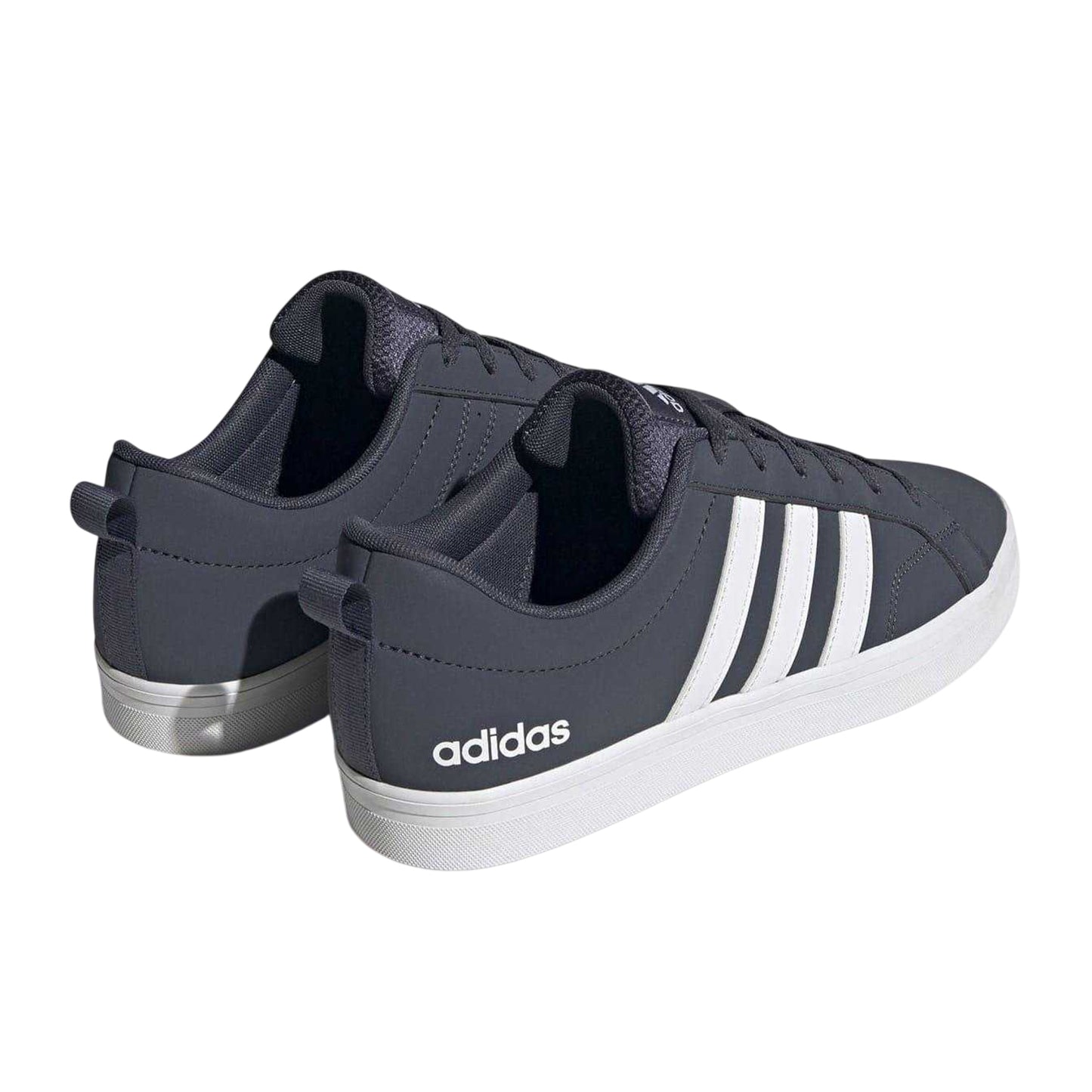 Navy-White - Back - Adidas Mens VS Pace 3 Stripes Trainers