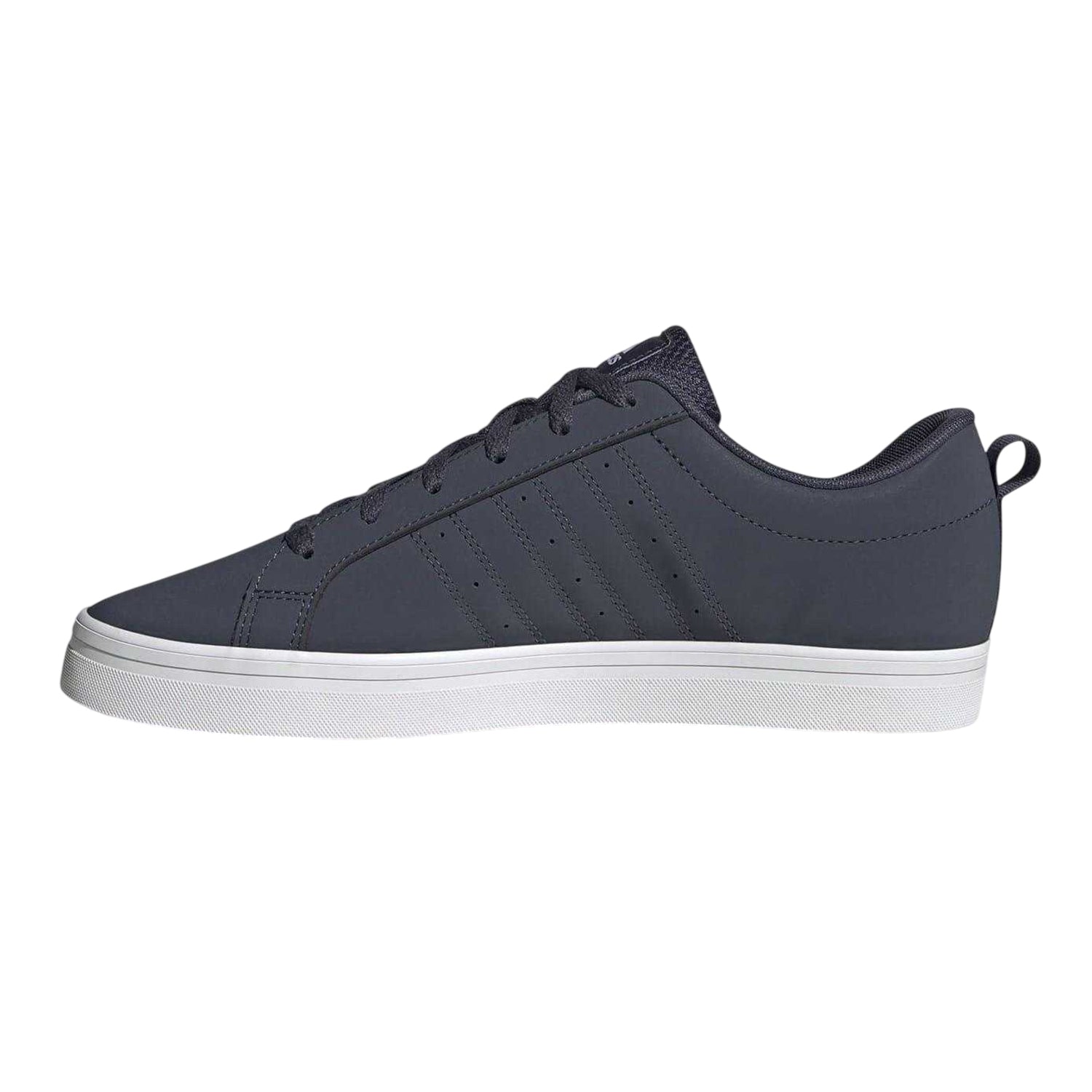 Navy-White - Side - Adidas Mens VS Pace 3 Stripes Trainers