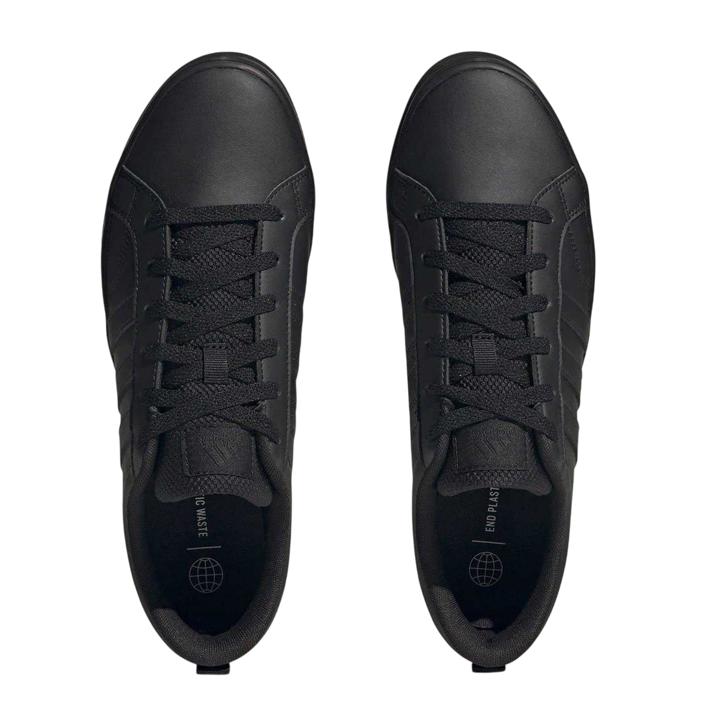 Triple Black - Lifestyle - Adidas Mens VS Pace 3 Stripes Trainers