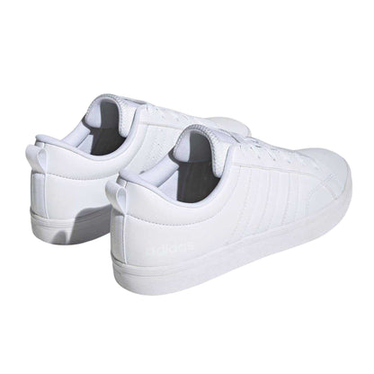 White - Back - Adidas Mens VS Pace 3 Stripes Trainers