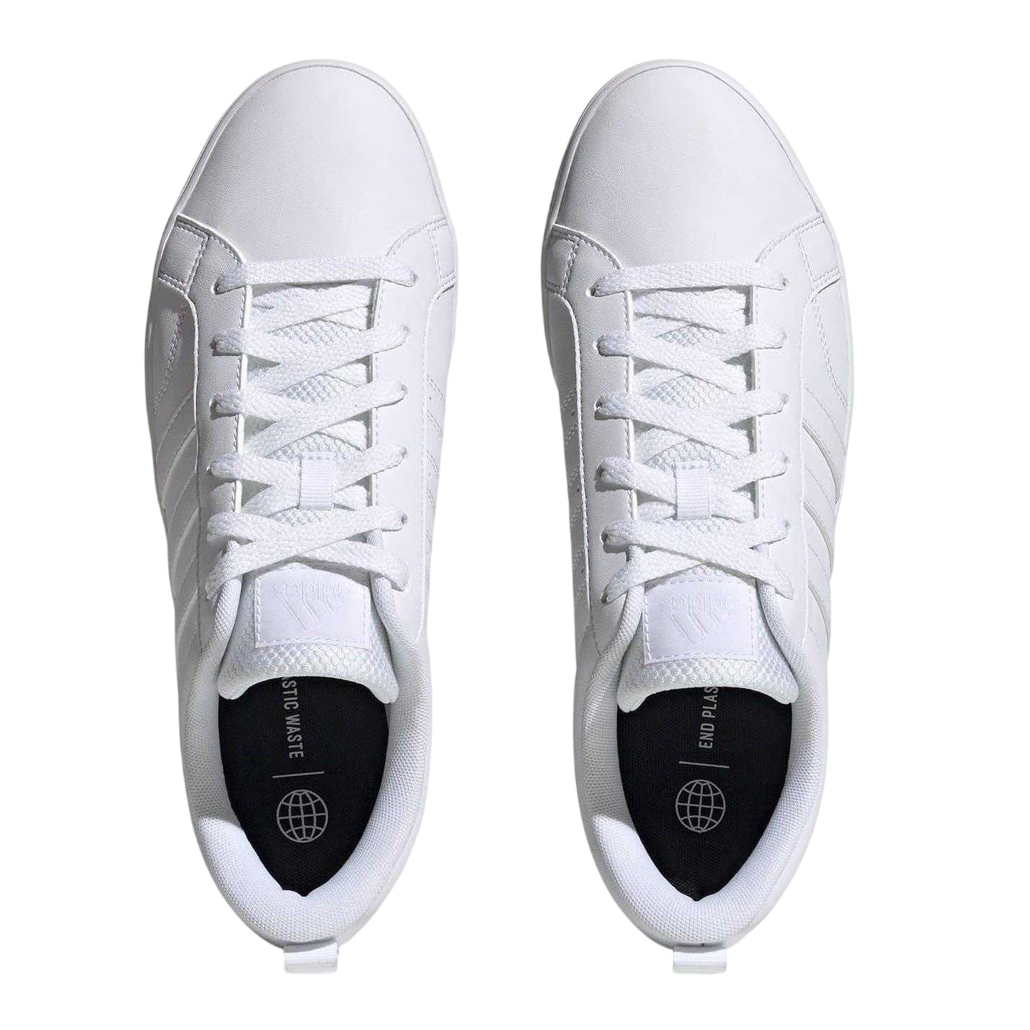 White - Lifestyle - Adidas Mens VS Pace 3 Stripes Trainers