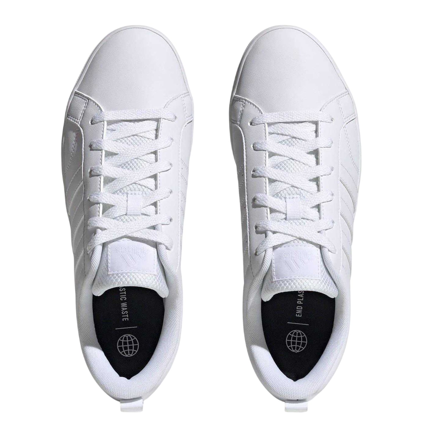 White - Lifestyle - Adidas Mens VS Pace 3 Stripes Trainers