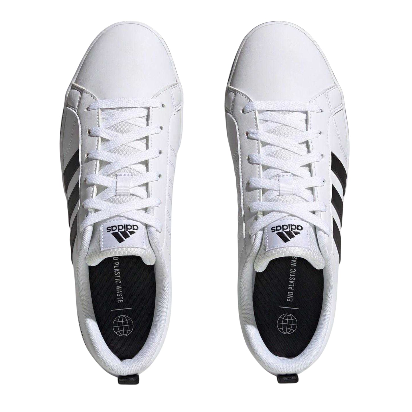 White-Black - Lifestyle - Adidas Mens VS Pace 3 Stripes Trainers