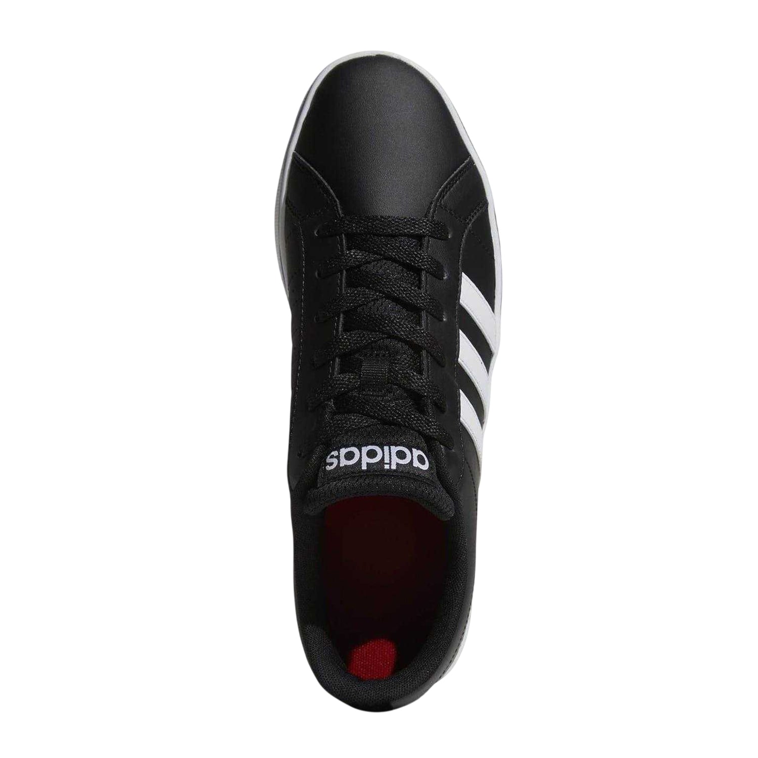 Black-White - Lifestyle - Adidas Mens VS Pace 3 Stripes Trainers