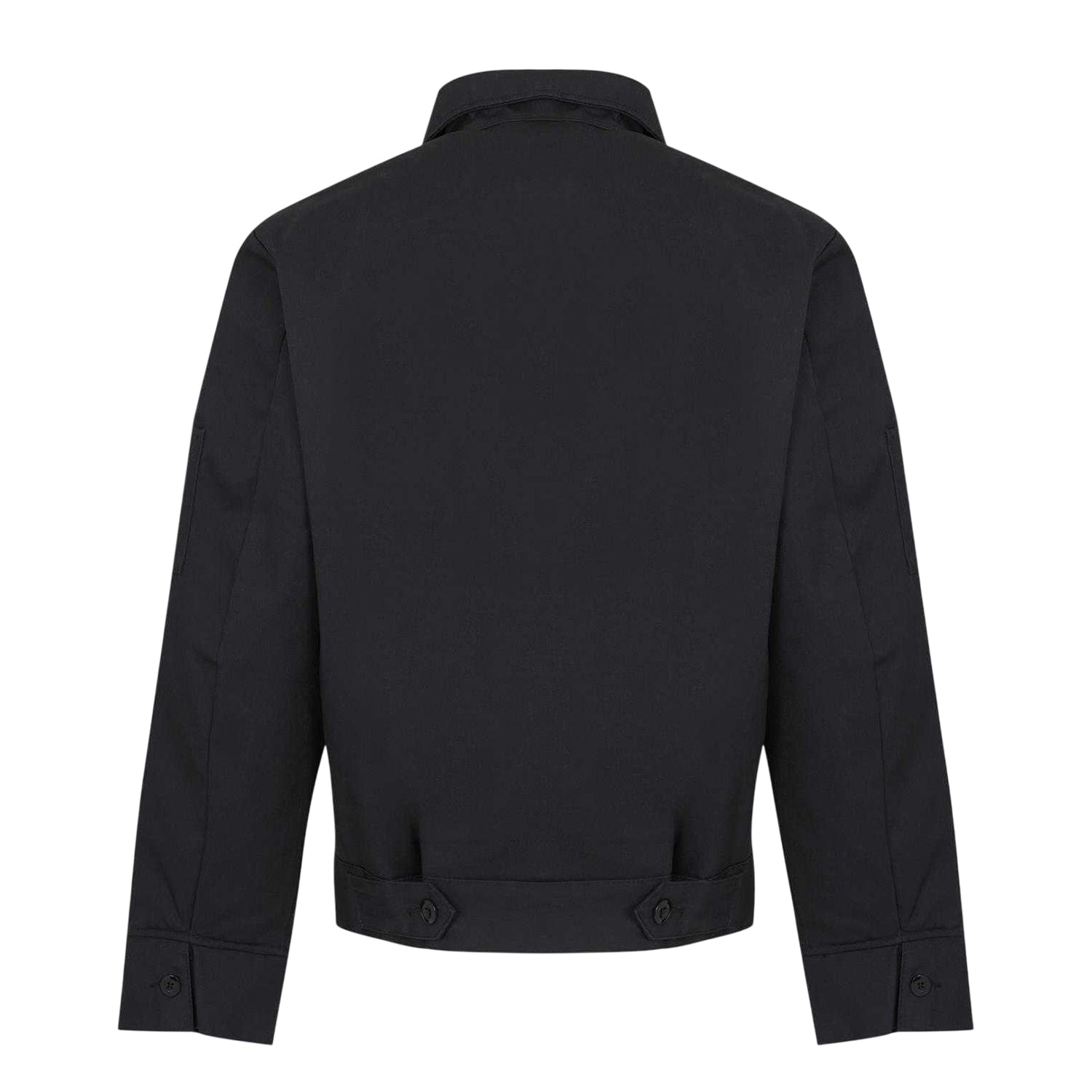 Black - Back - Dickies Mens Eisenhower Harrington Jacket