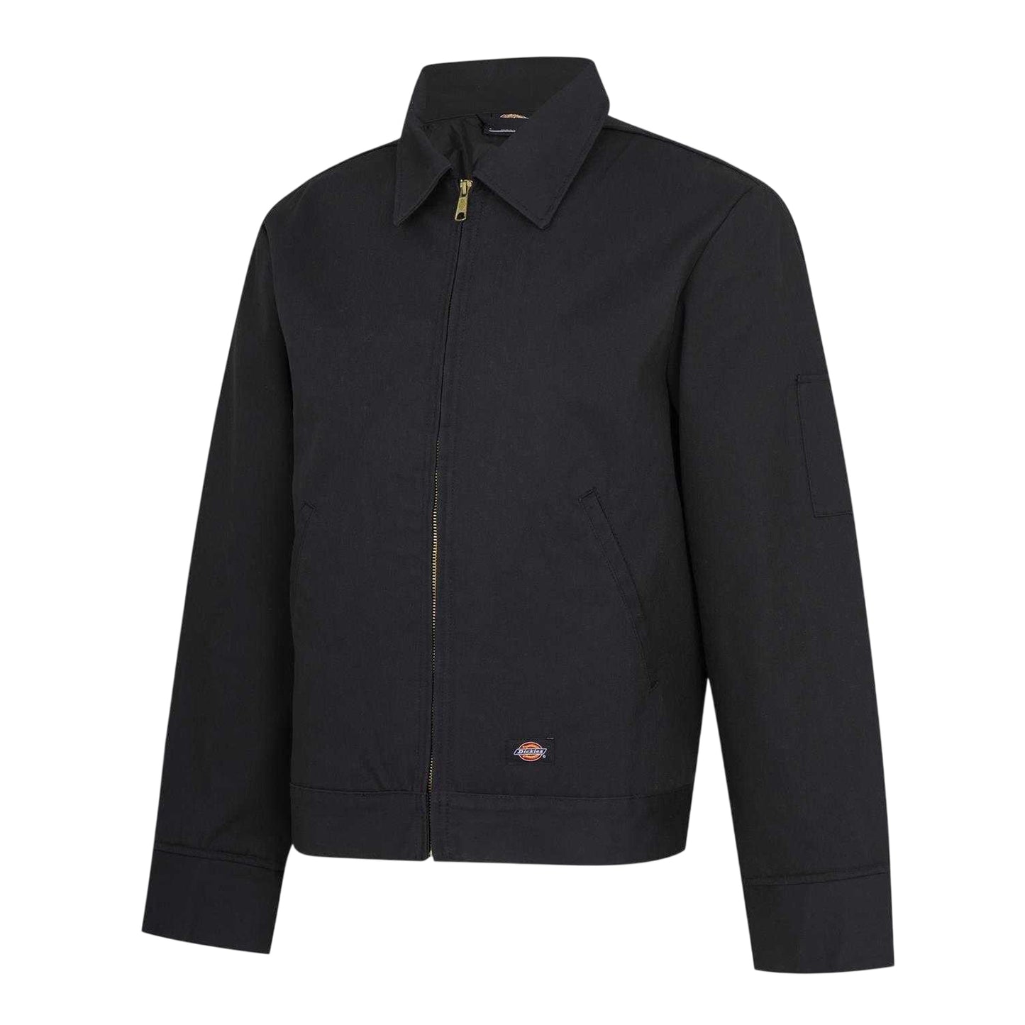 Black - Side - Dickies Mens Eisenhower Harrington Jacket