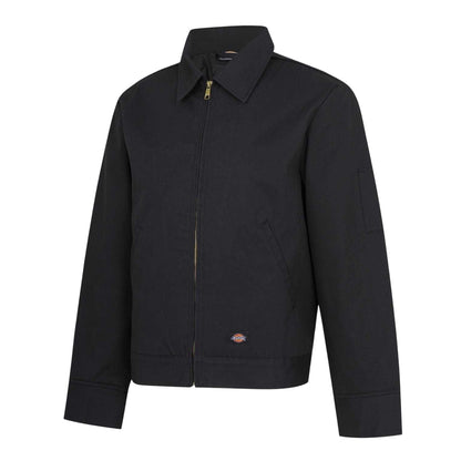 Black - Side - Dickies Mens Eisenhower Harrington Jacket