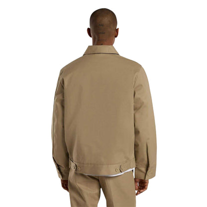 Khaki - Back - Dickies Mens Eisenhower Harrington Jacket