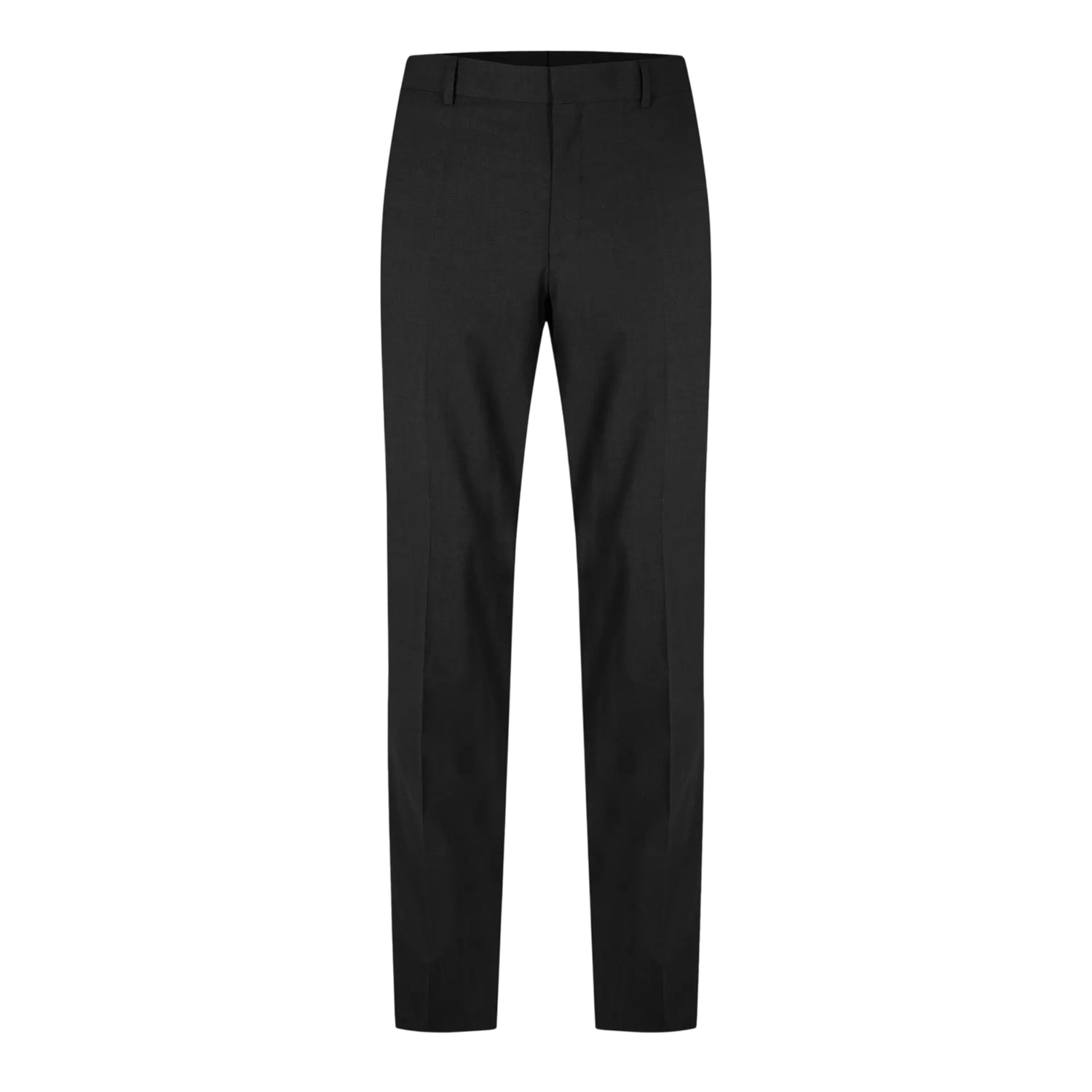 Dark Grey - Front - Boss Mens Patterned Straight Chinos