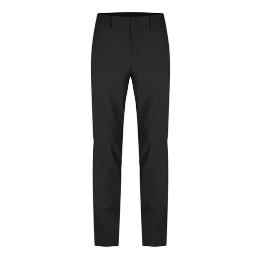 Black - Front - Boss Mens Patterned Straight Chinos