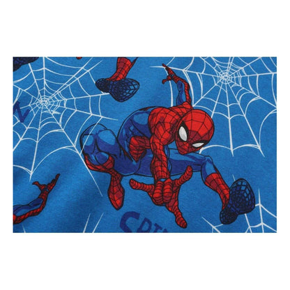 Blue - Side - Spider-Man Boys Fleece Hoodie
