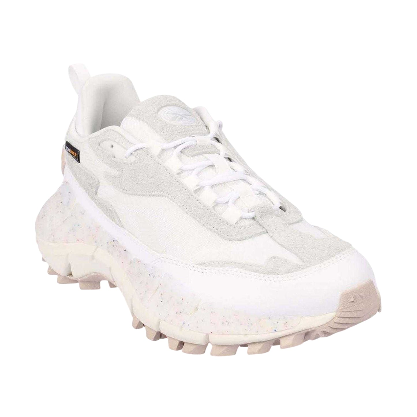 White - Side - Reebok Mens Kinetica 2.5 Edge Suede Chunky Sole Trainers