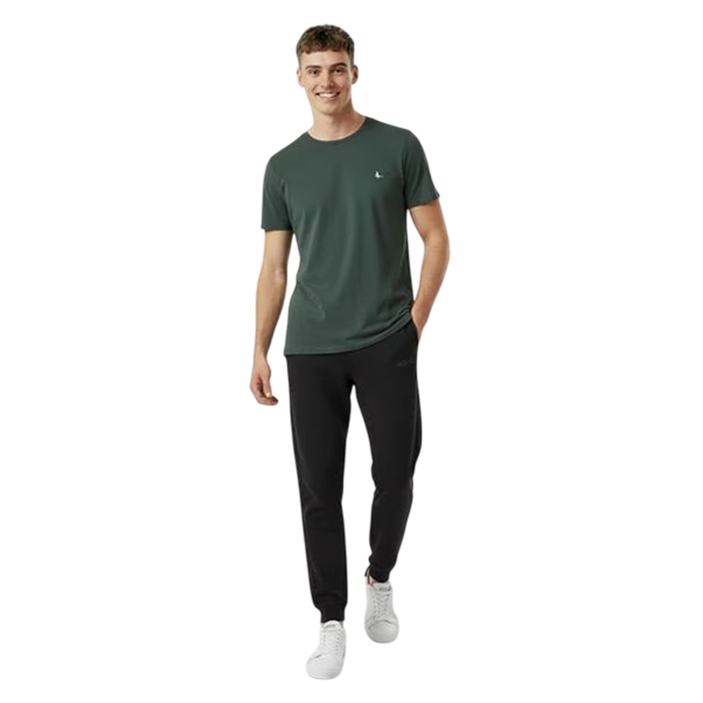 Black - Side - Jack Wills Mens Straight Joggers