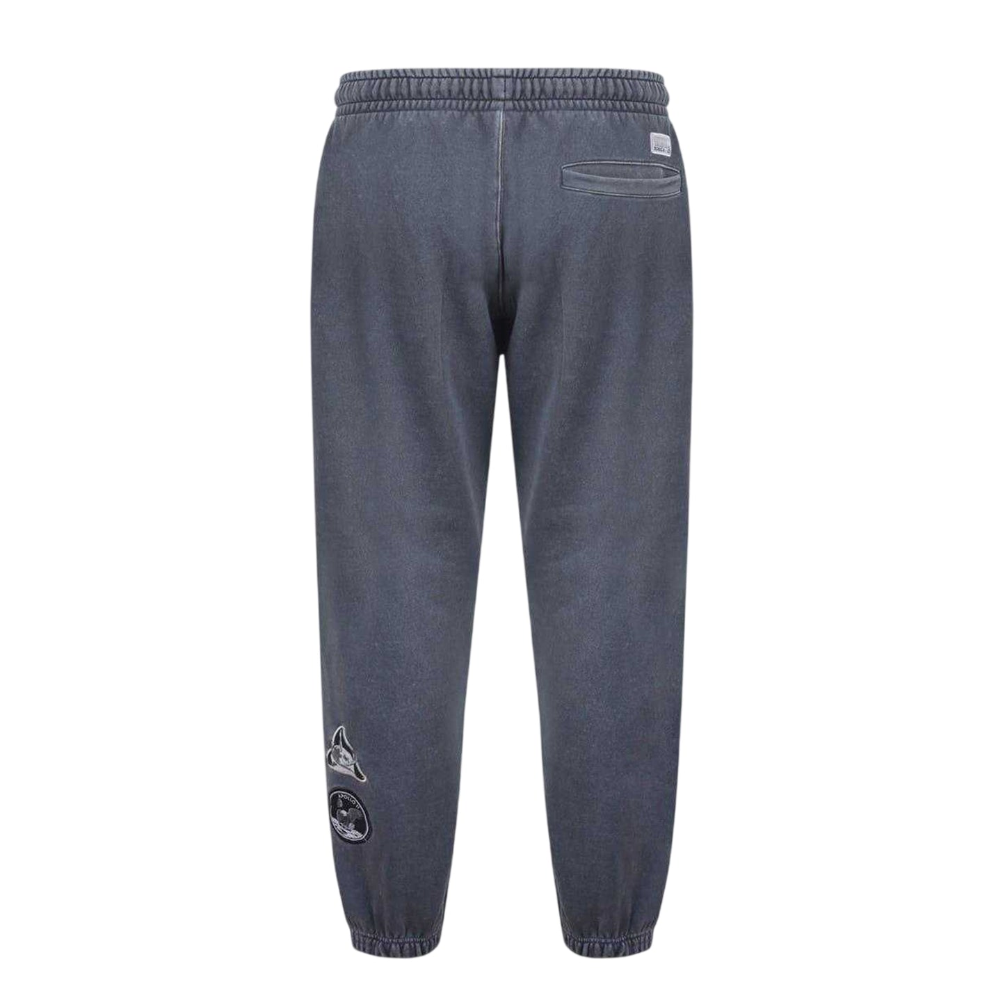 Grey - Back - NASA Mens Washed NASA Slim Joggers