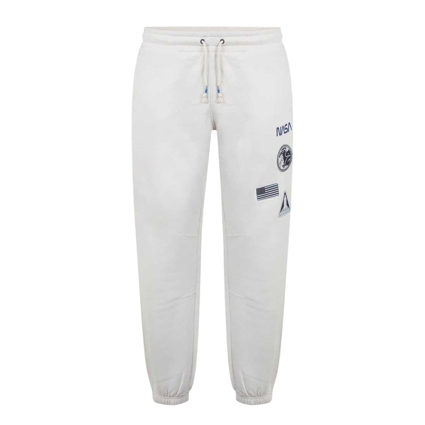 Off White - Front - NASA Mens Washed NASA Slim Joggers
