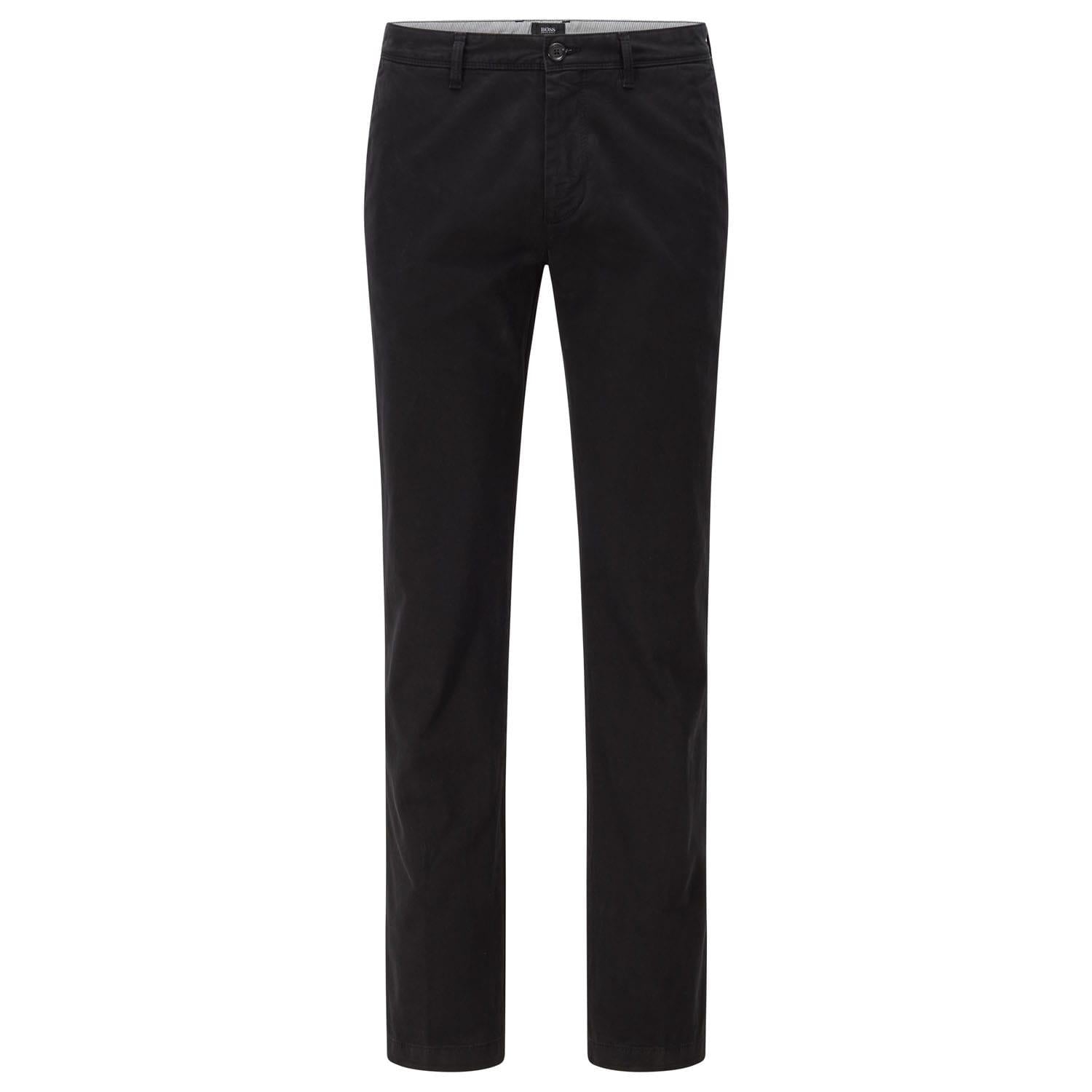 Black - Front - Boss Mens Crigan2 Trousers