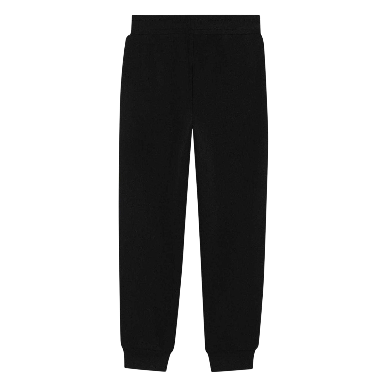 Black - Back - Boss Childrens-Kids Fleece Logo Logo Joggers
