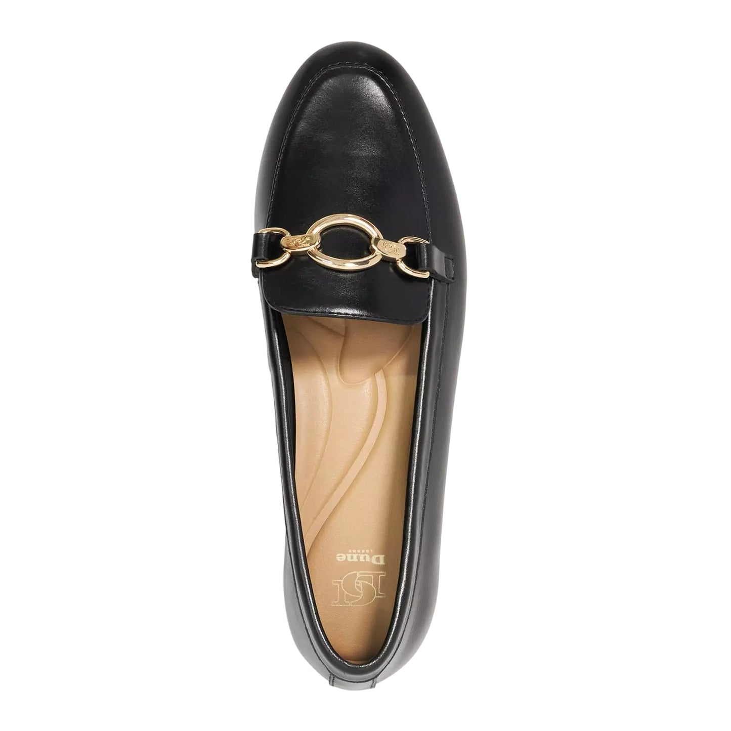 Black Patent - Lifestyle - Dune London Womens-Ladies Gladia Leather Snaffle Loafers