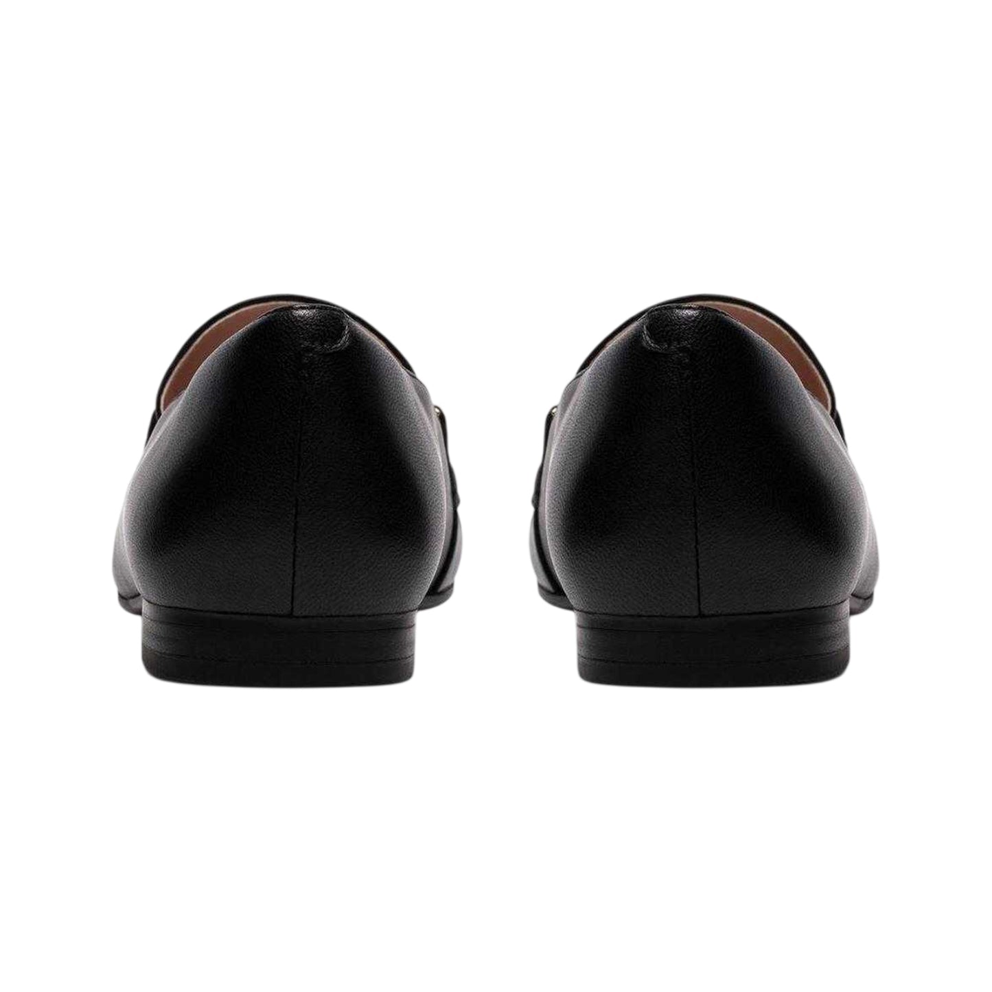 Black - Back - Clarks Womens-Ladies Tamna Leather Loafers