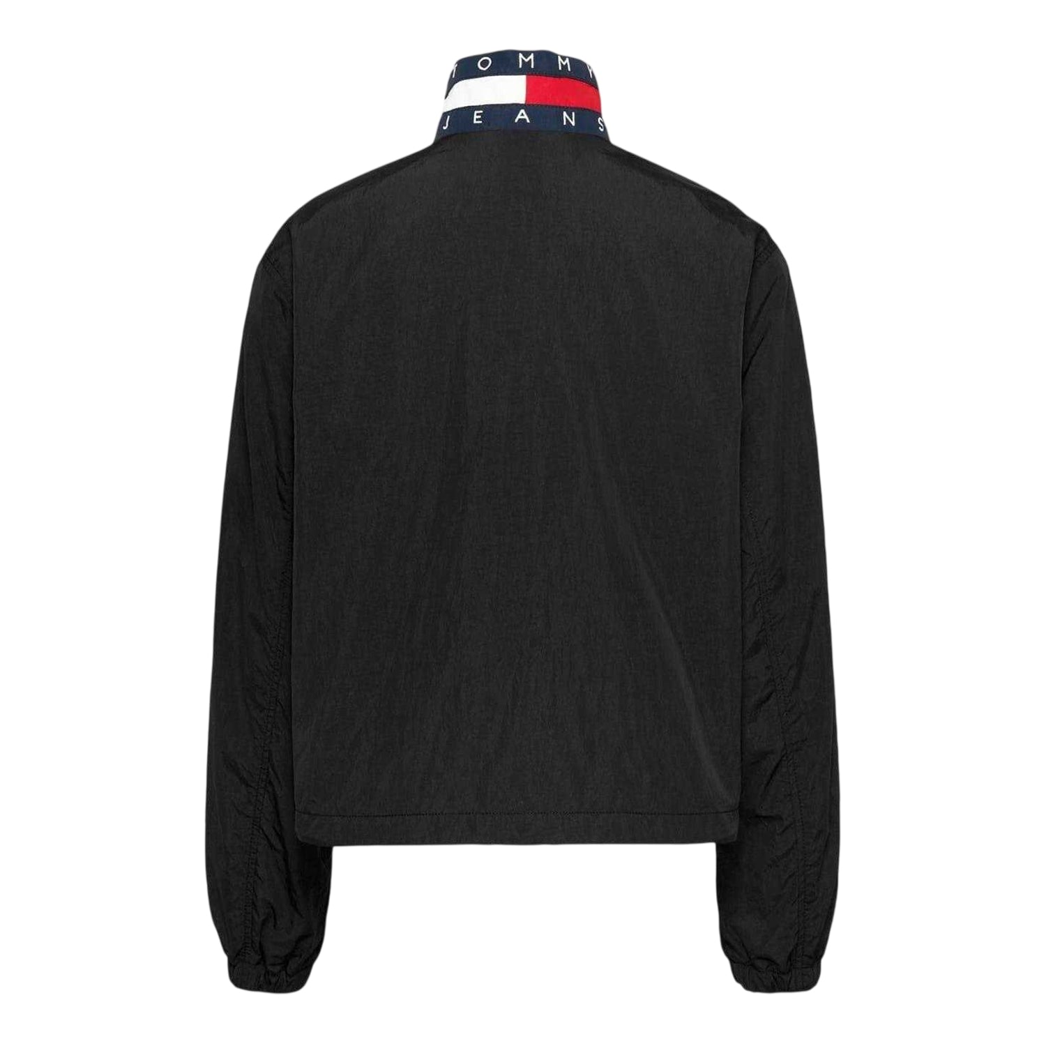 Black - Back - Tommy Jeans Womens-Ladies Essential Harrington Jacket