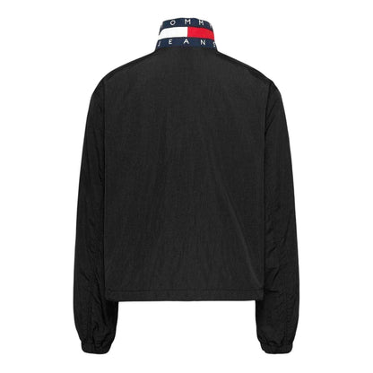 Black - Back - Tommy Jeans Womens-Ladies Essential Harrington Jacket
