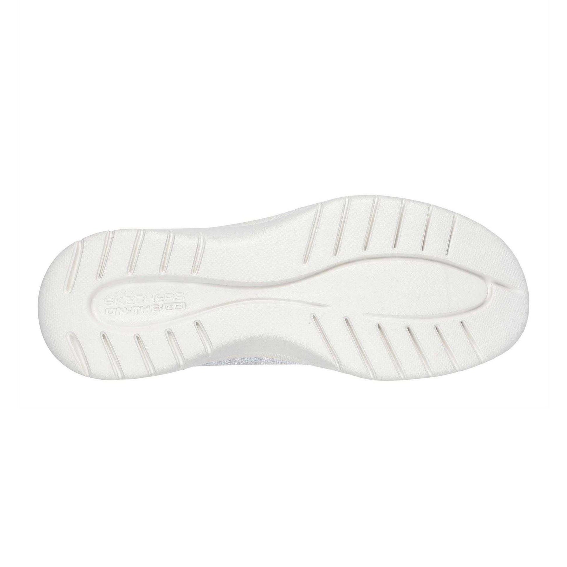 Light Grey - Lifestyle - Skechers Womens-Ladies Flex Slip-on Trainers