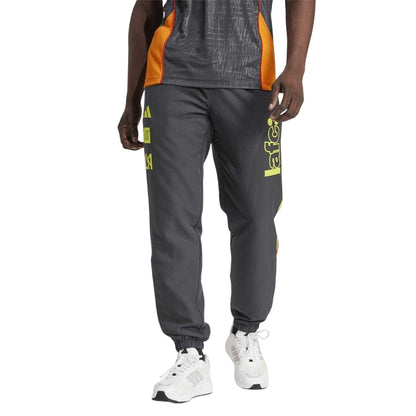 Dark Grey - Side - Los Angeles FC Mens Adidas Tracksuit Bottoms