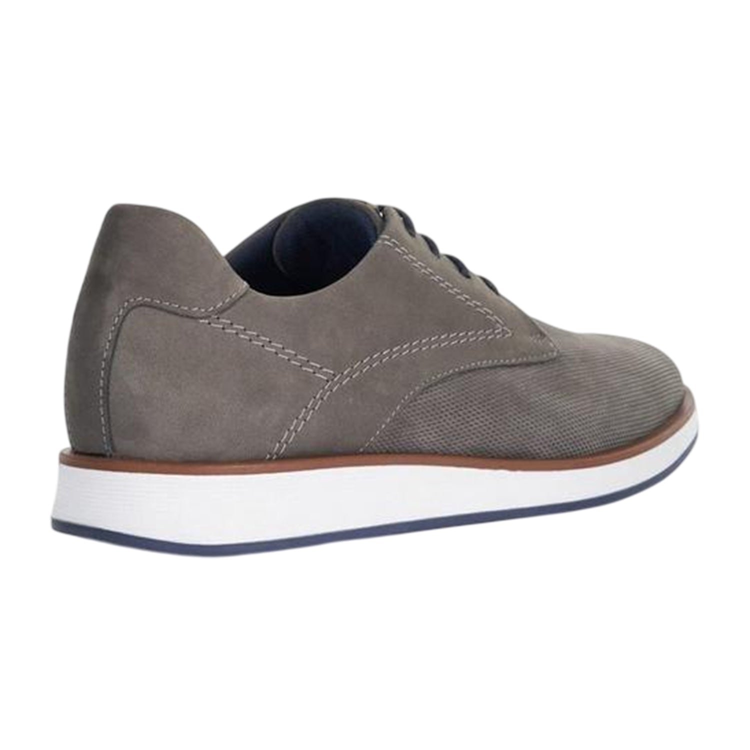 Grey - Back - Dune London Mens Beko Oxfords