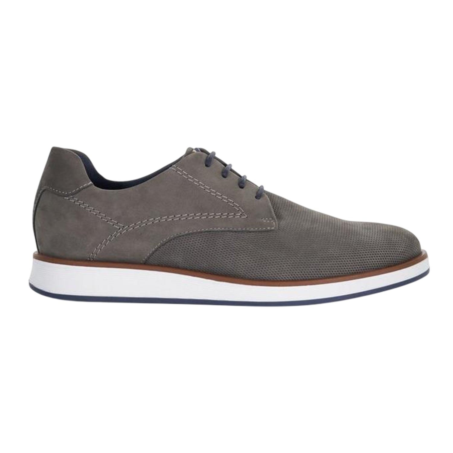 Grey - Front - Dune London Mens Beko Oxfords