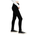 Black - Side - Levis Womens-Ladies Meteorite High Rise Skinny Jeans