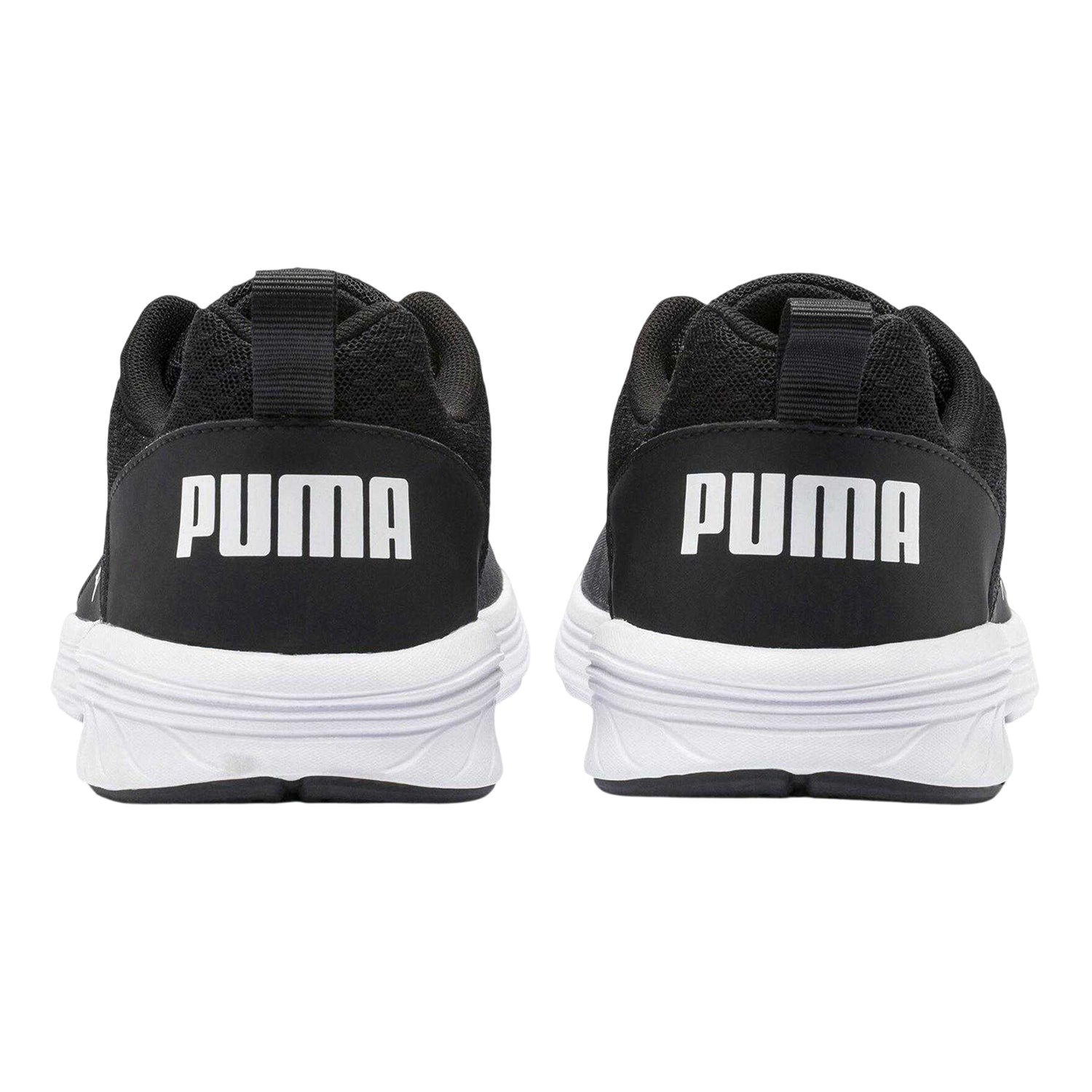 Puma Black - Back - Puma Mens NRGY Comet Logo Trainers