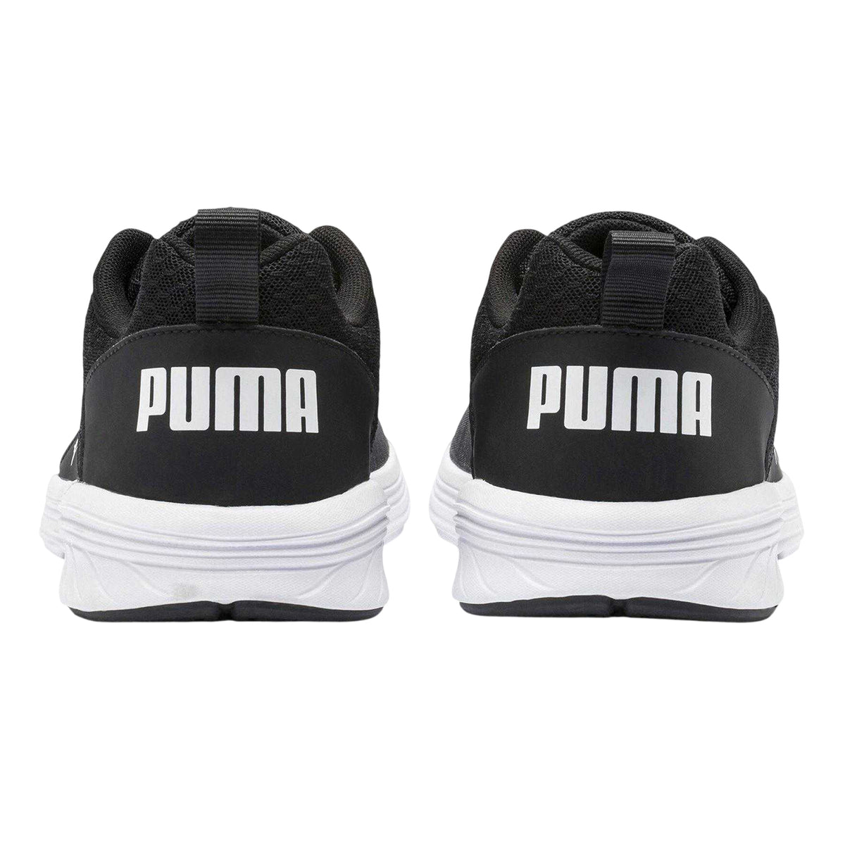 Puma Black - Back - Puma Mens NRGY Comet Logo Trainers