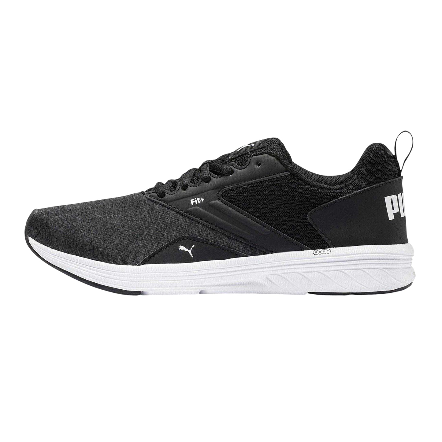 Puma Black - Side - Puma Mens NRGY Comet Logo Trainers
