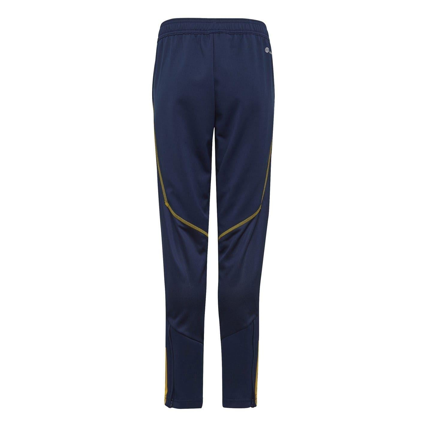 Team Navy Blue - Back - Adidas Childrens-Kids Sweden FA Tracksuit Bottoms