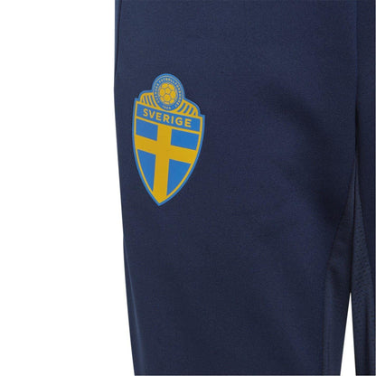 Team Navy Blue - Lifestyle - Adidas Childrens-Kids Sweden FA Tracksuit Bottoms