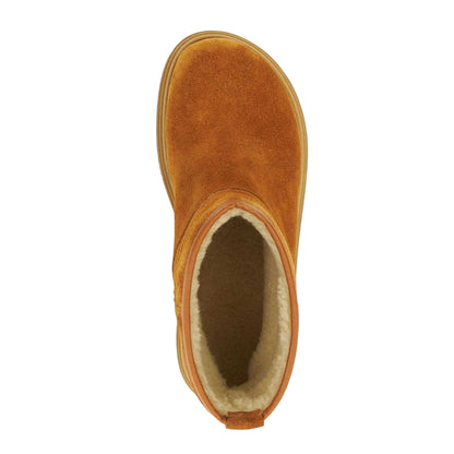 Tan - Lifestyle - Dune London Womens-Ladies Podsey Suede Platform Boots