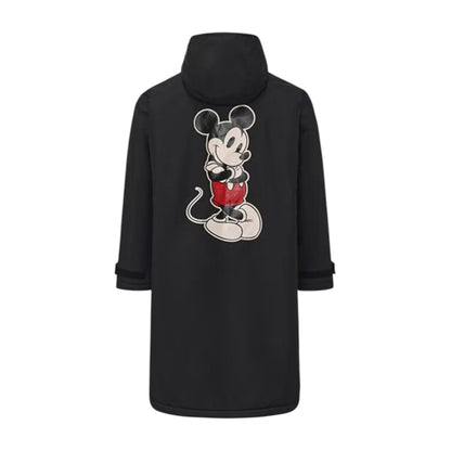 Grey - Back - Disney Childrens-Kids Mickey Mouse Waterproof Changing Robe