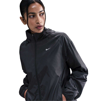 Black - Side - Nike Womens-Ladies Tempo Jacket