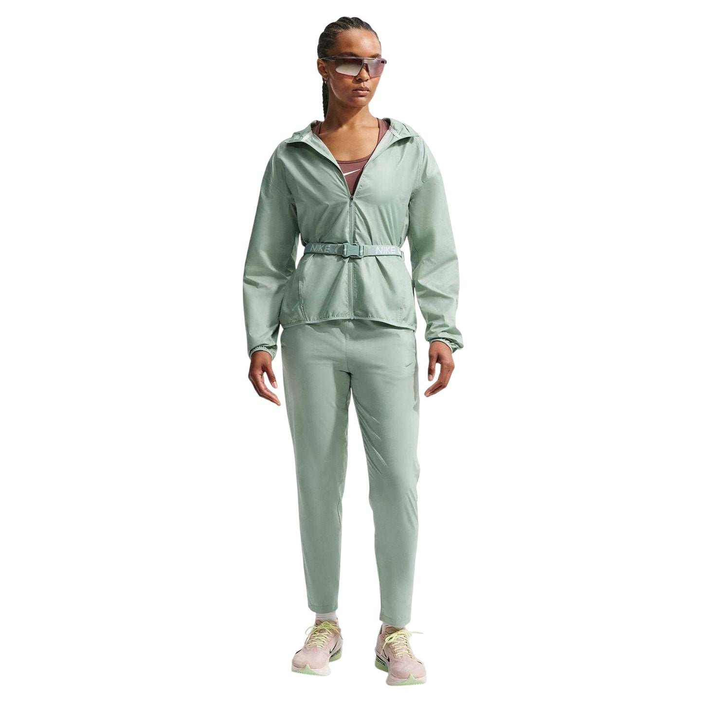 Green - Front - Nike Womens-Ladies Tempo Jacket